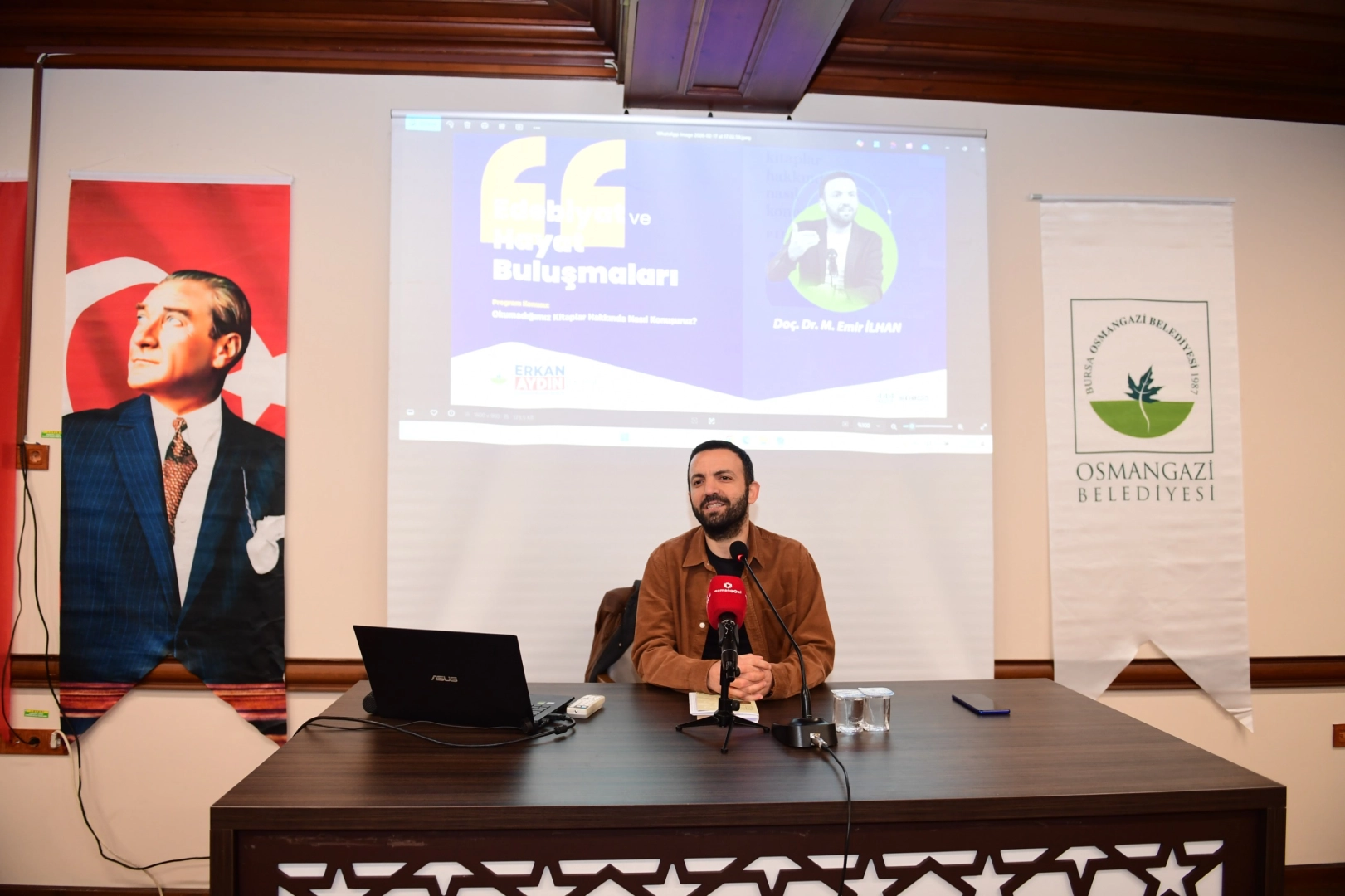 Osmangazi’de Edebiyat Söyleşileri Devam Ediyor: Okunmayan Kitaplar Üzerine Düşünsel Yolculuk