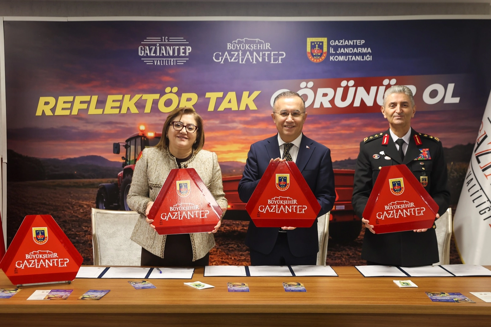 Gaziantep’te çiftçilere reflektör dağıtılacak