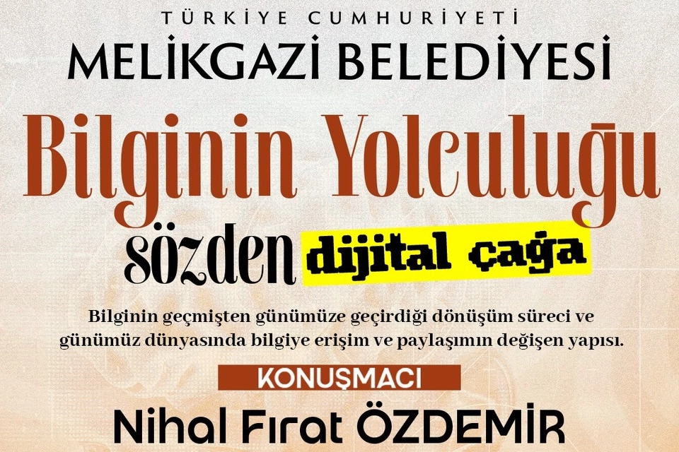 Sanat Melikgazi’de atölye ve konferans aynı anda