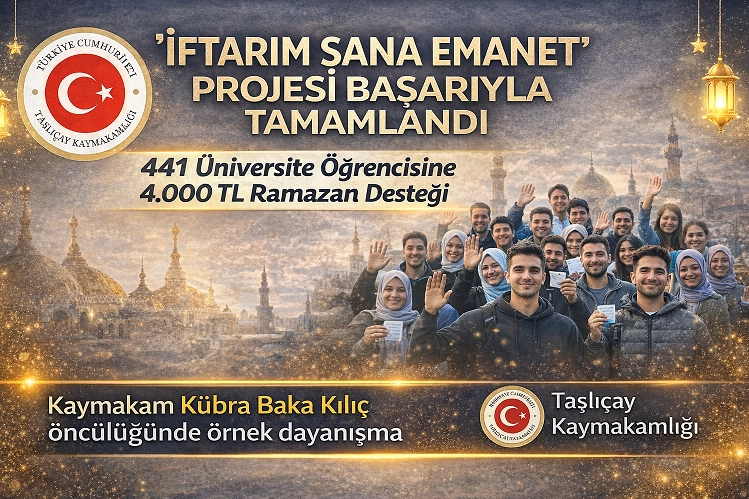 Taşlıçay’da ‘İftarım Sana Emanet’ başarıyla tamamlandı