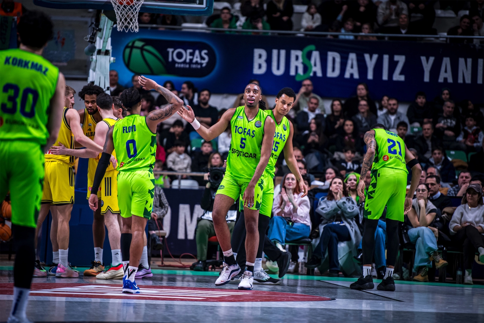 TOFAŞ BCL son 16 turunda AEK B.C’yi konuk ediyor