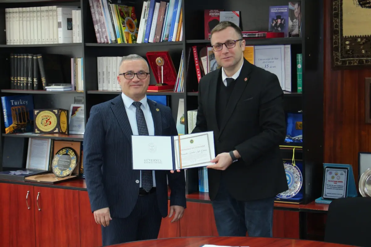 Aksaray Üniversitesi Akademisyenine Moldova Hükümeti’nden Büyük Onur