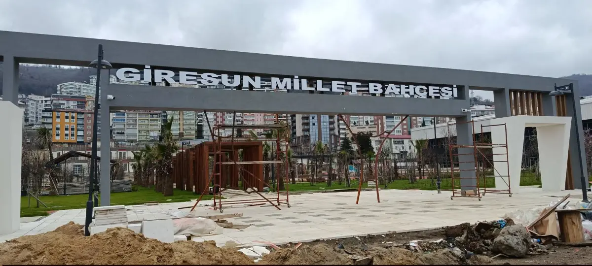 Giresun Millet Bahçesi Haziran’da Açılıyor: Yüzde 95 Tamamlandı