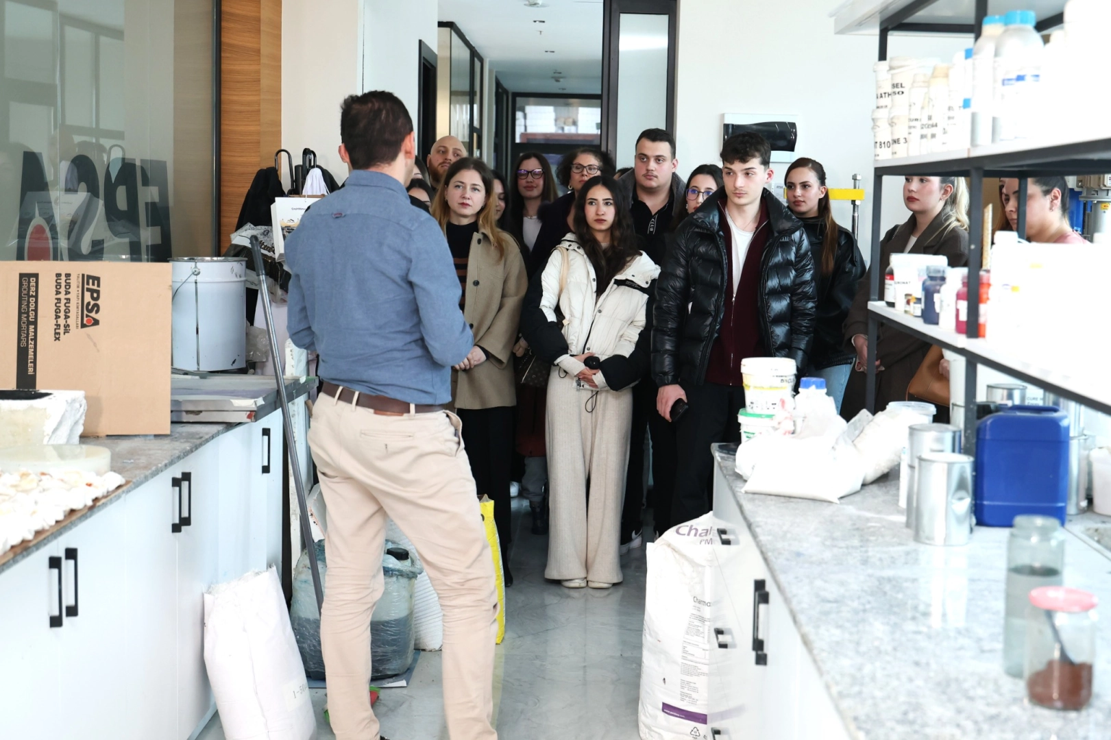 Bursa’da Genç Girişimciler EPSA Yalıtım’da Sektörün Mutfağını Keşfetti