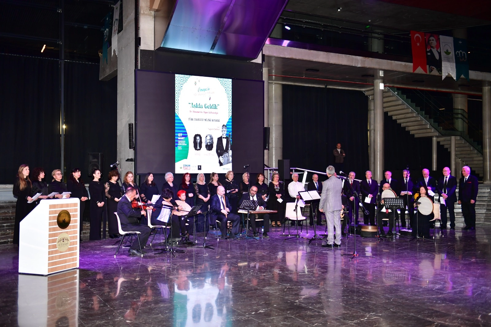 Bursa Osmangazi’de Tasavvuf Rüzgarı: ‘Aşkla Geldik’ Konseri Gönülleri Fethetti