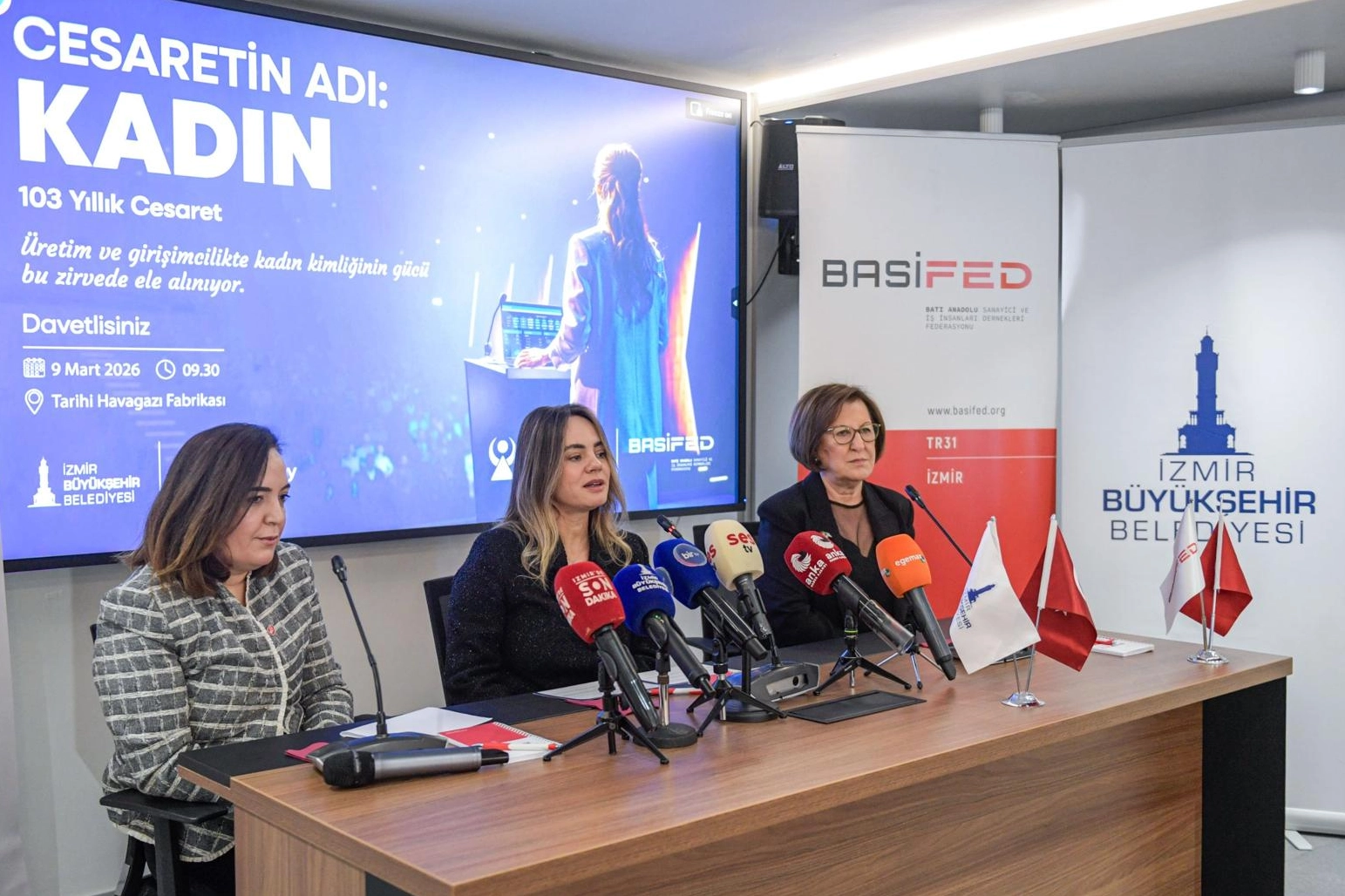 İzmir’de Kadın Gücünü Yükselten Zirve: ‘Cesaretin Adı: Kadın’ Buluşması 9 Mart’ta