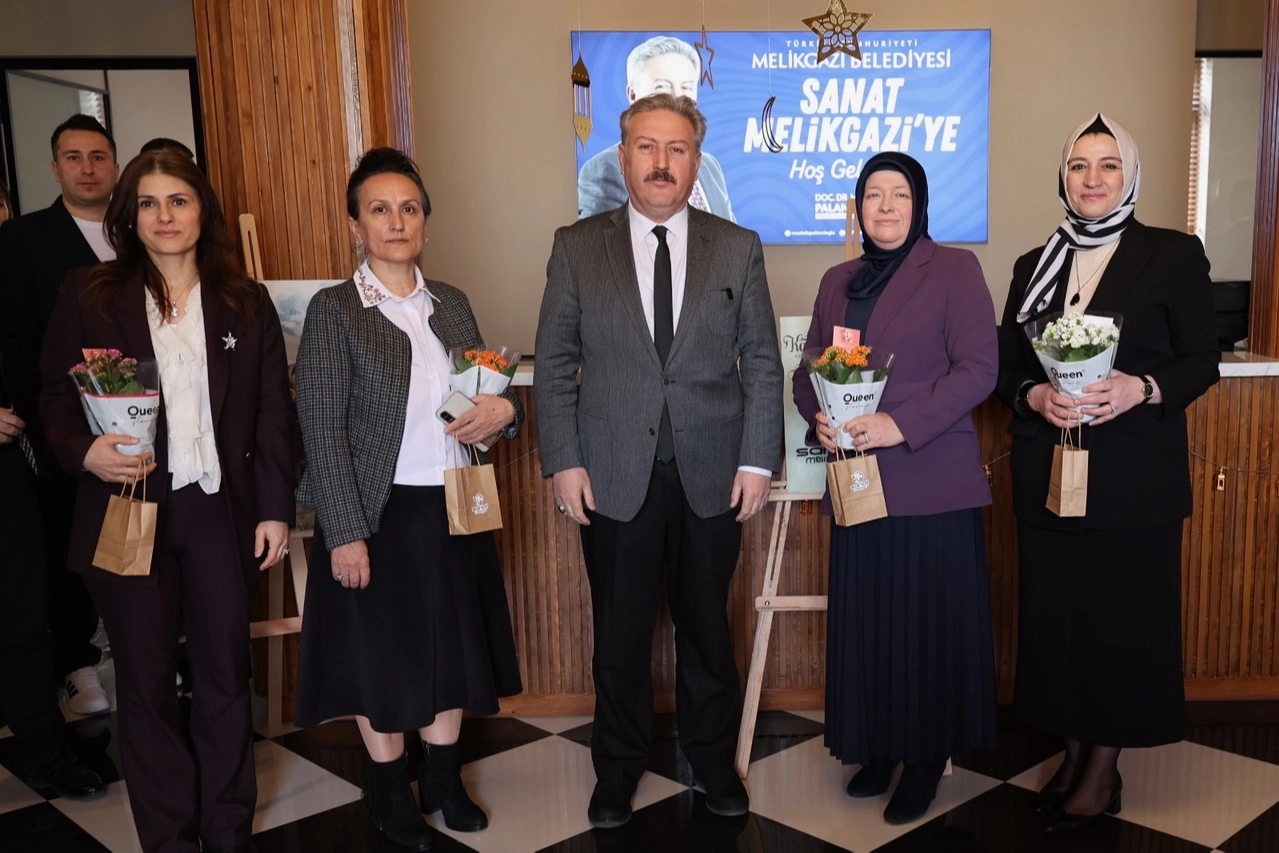 Melikgazi’den Kadınlara Özel Sergi: Sanat ve Destek Bir Arada