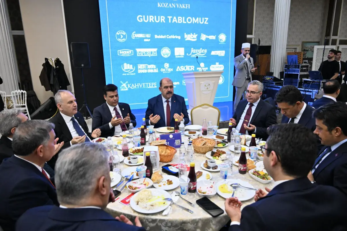 Kozan Vakfı Geleneksel İftarında Çukurova Ruhu Buluştu: Birlik ve Beraberlik Vurgusu