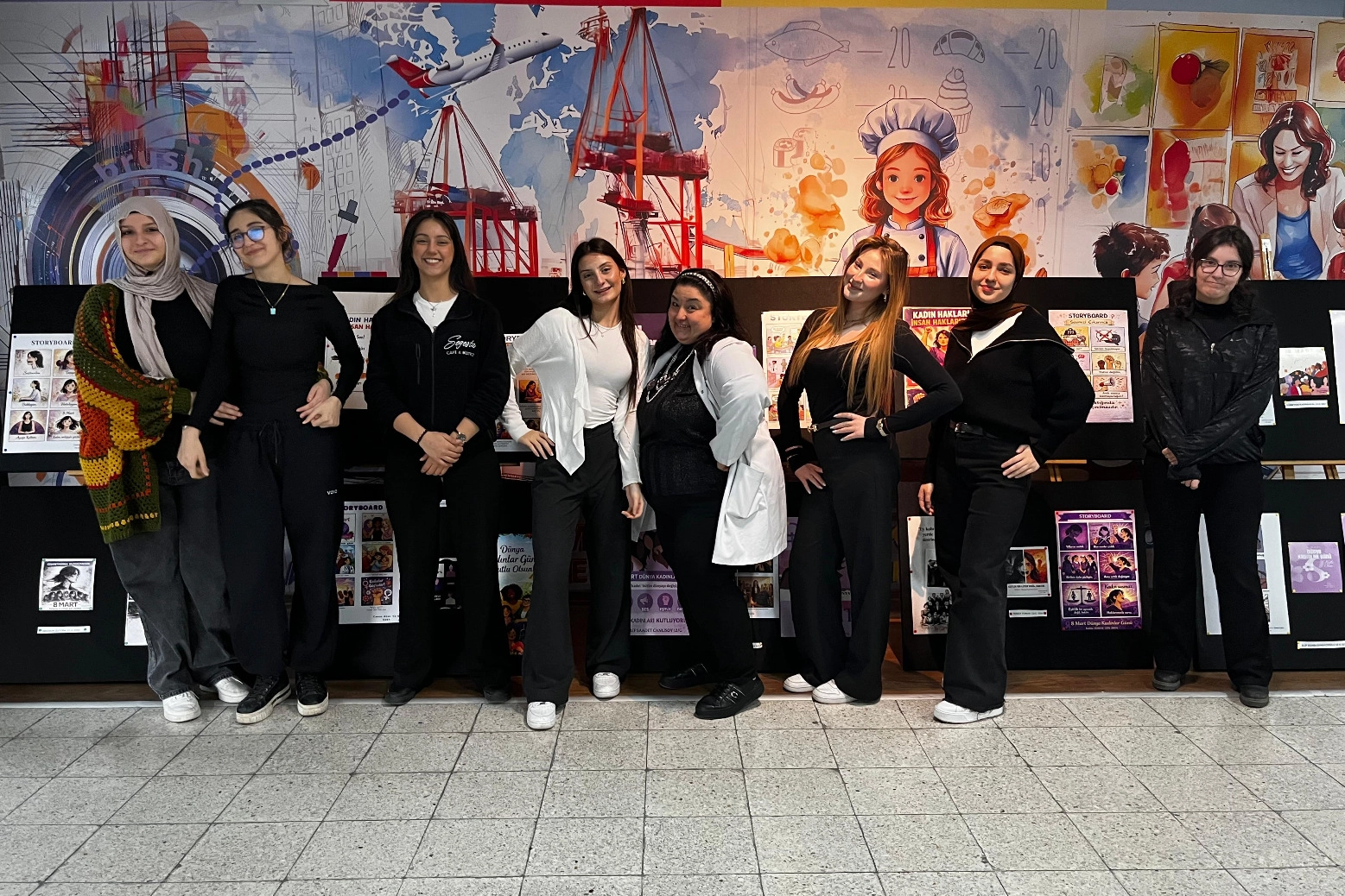 Liseli Grafik Öğrencilerinden 8 Mart’a Anlamlı Sanat Dokunuşu