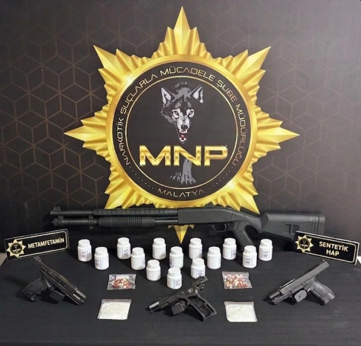 Malatya’da Nefes Kesen Operasyon: Uyuşturucu ve Silah Tacirlerine Darbe Vuruldu