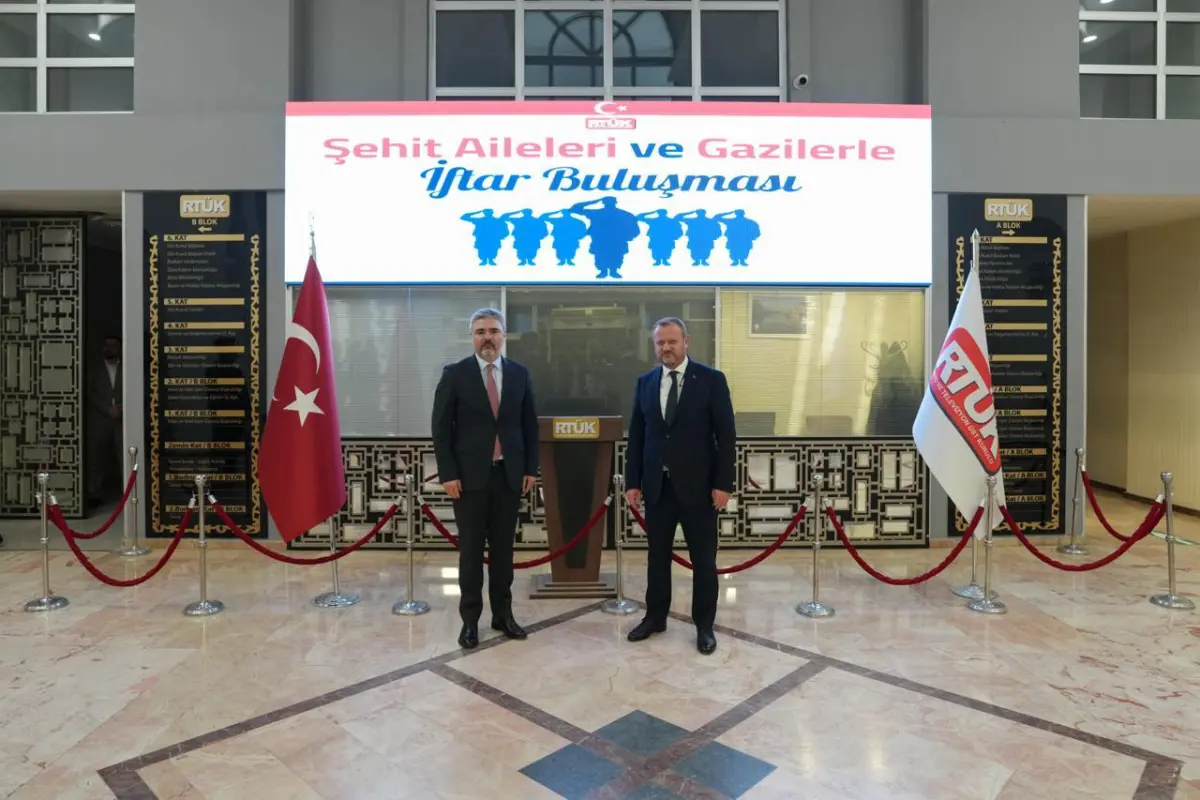 RTÜK’te İstiklal Ruhu ve Ramazan Bereketi: Gazilerle Milli Duygularla Dolu İftar