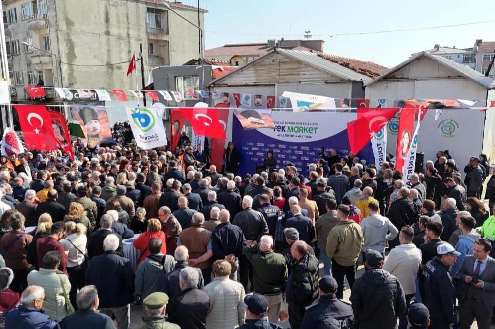 Tekirdağ’da Sosyal Belediyecilik Ruhu: TEK Market Şarköy’de Dayanışma Zincirine Katıldı