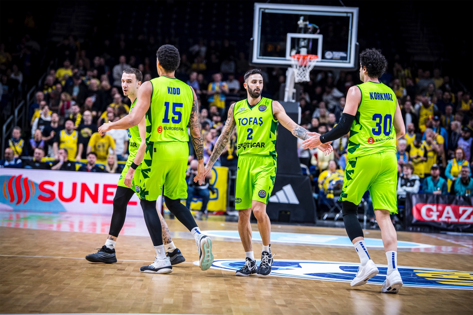 TOFAŞ, Basketbol Şampiyonlar Ligi’nde AEK B.C. Deplasmanında Galibiyet Arıyor
