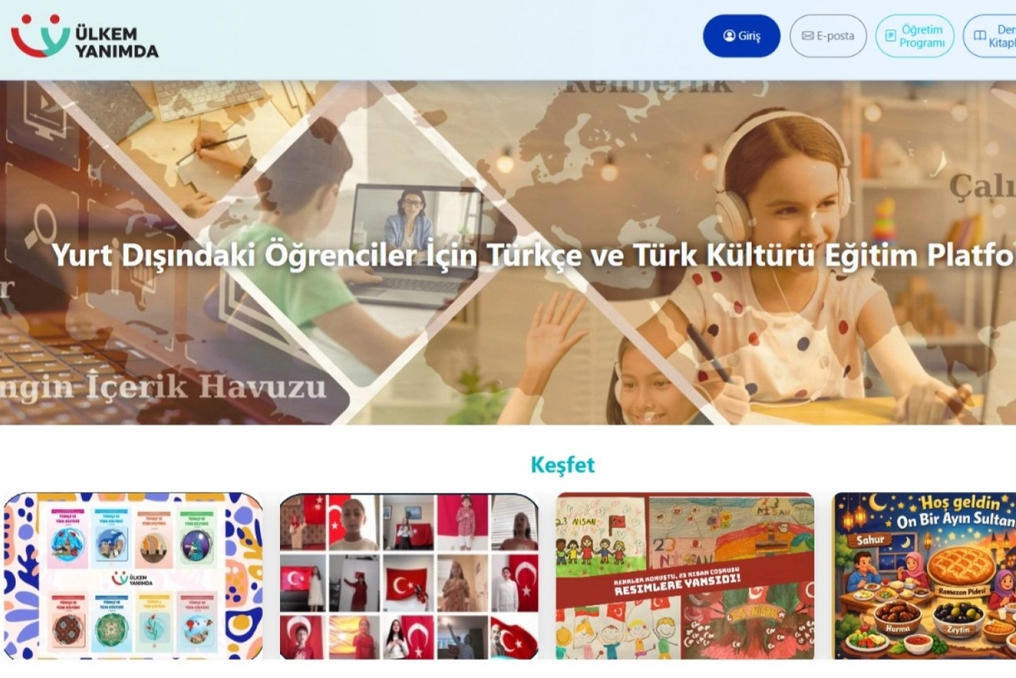 Ülkem Yanımda Platformu: 5-16 Yaş Çocuklar İçin Türkçe ve Kültür Eğitiminde Yeni Dönem