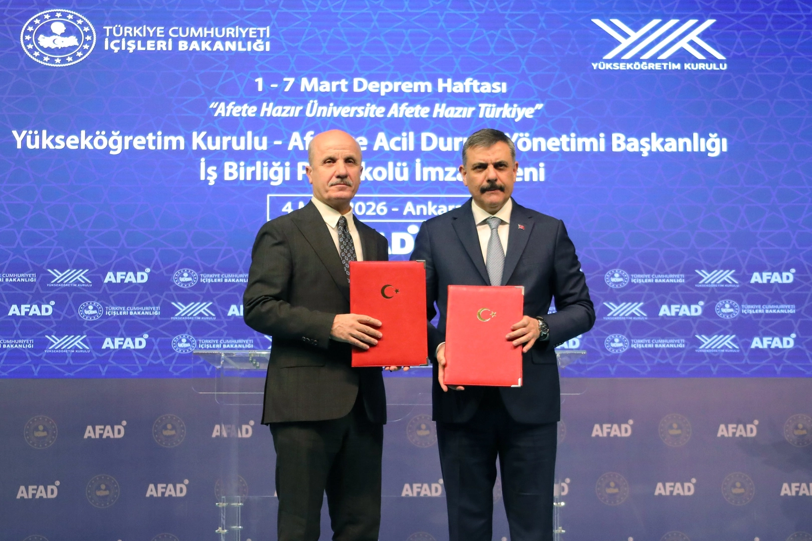 YÖK ve AFAD El Ele: Üniversiteler Afetlere Karşı Güçleniyor