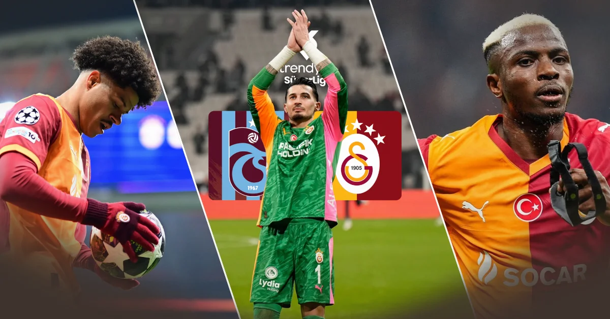 Galatasaray’da Trabzonspor Maçı Öncesi Sakatlık ve Ceza Şoku: Hangi Yıldızlar Sahada Olamayacak?