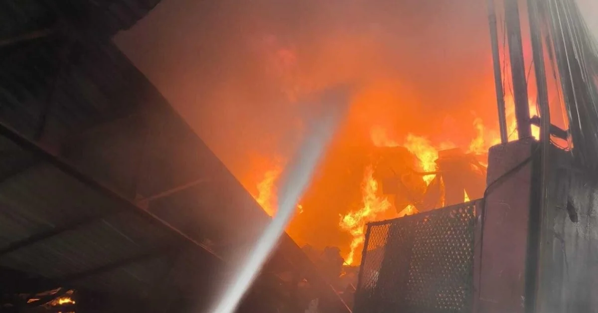 Adana’da Geri Dönüşüm Fabrikasında Büyük Yangın: Gökyüzü Siyah Dumana Büründü, Ekipler Seferber Oldu