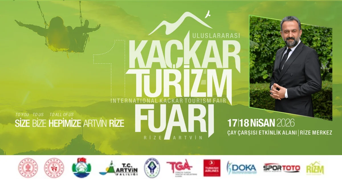 Rize’nin Ankara Elçisi Halil İbrahim Yılmaz, Kaçkar Turizm Fuarı’nda Başkent Deneyimini Rizelilerle Buluşturuyor