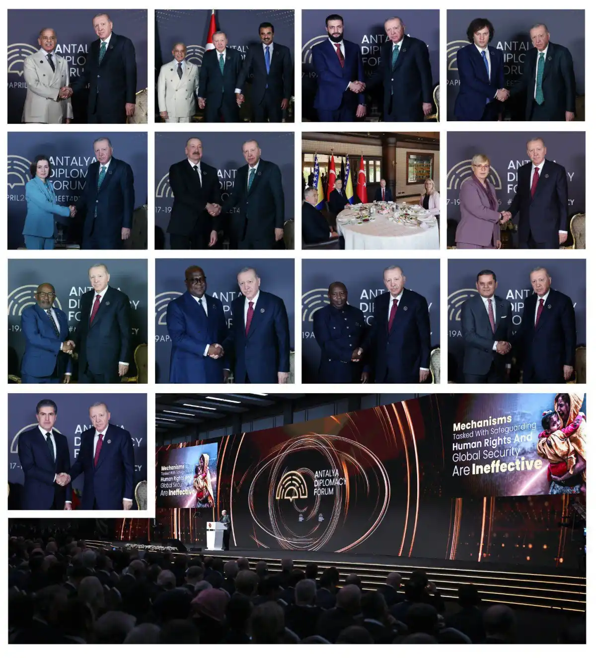 Erdoğan’dan Antalya Diplomasi Forumu’nda Küresel Mesajlar: Barış, İstikrar ve Adalet Vurgusu