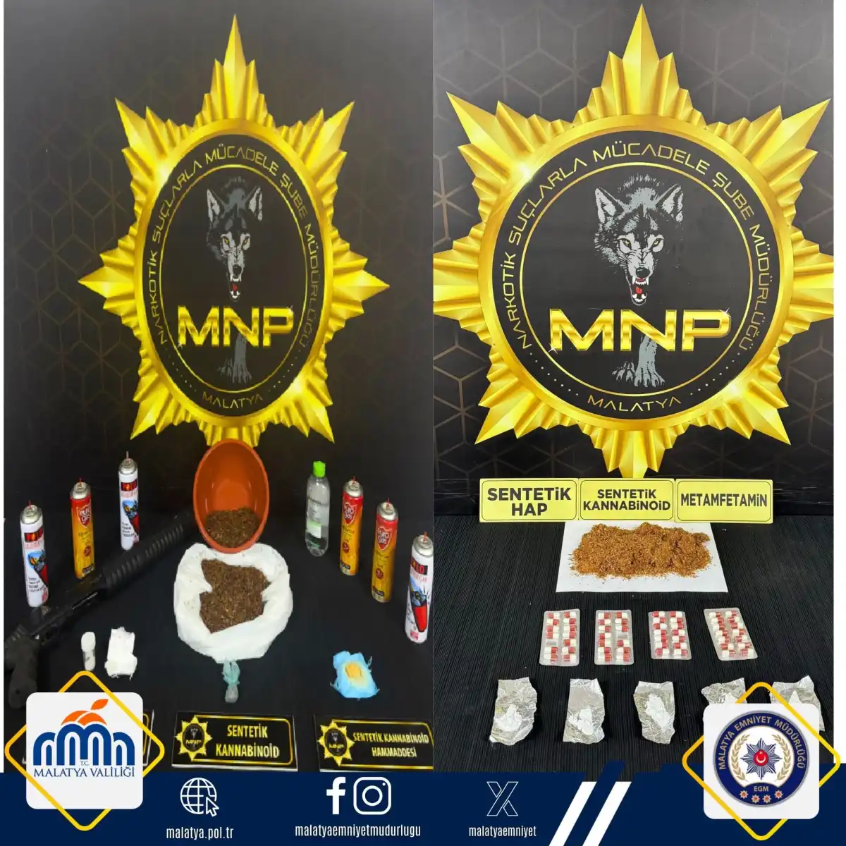 Malatya’da Nefes Kesen Uyuşturucu Operasyonu: 7 Zanlı Tutuklandı