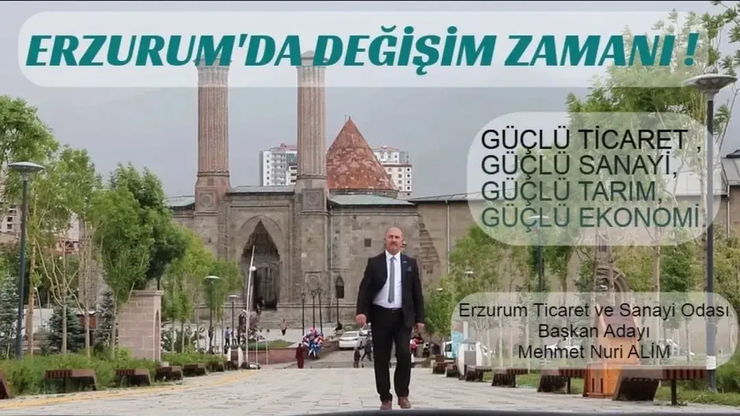 Erzurum Ticaret Odası Başkanlığı İçin Güçlü Aday: Mehmet Nuri Alim Sahneye Çıktı