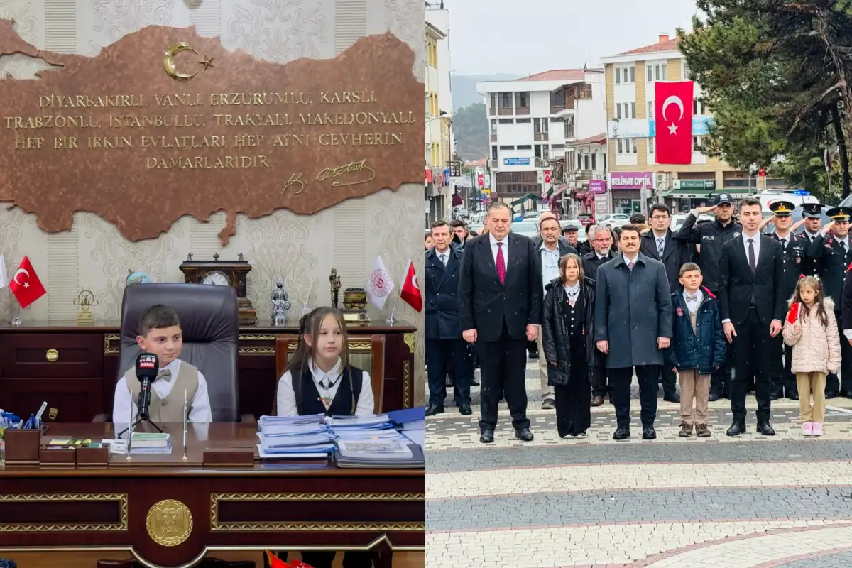 Nallıhan’da 23 Nisan Coşkusu: Çocuklar Kaymakamlık Makamını Devraldı
