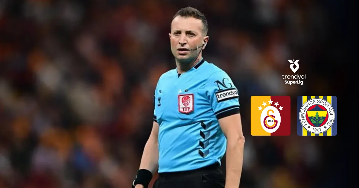 Derbi Heyecanı Başlıyor: Galatasaray-Fenerbahçe Maçının Hakemi Yasin Kol Oldu