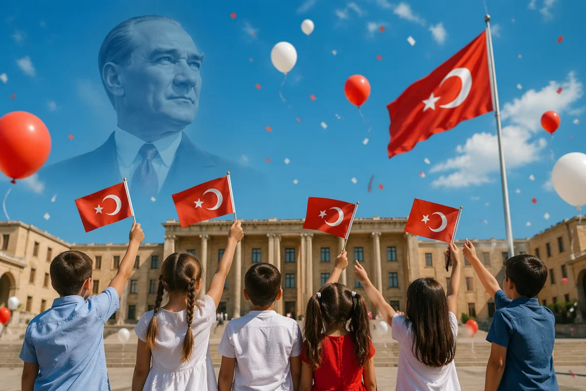 23 Nisan Ulusal Egemenlik ve Çocuk Bayramı: Atatürk’ün Çocuklara Armağanı Coşkuyla Kutlanıyor