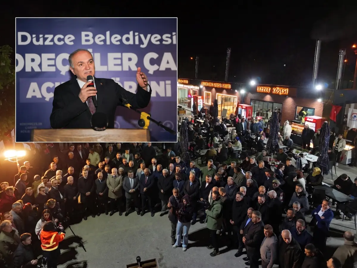 Düzce’de Kokoreççiler Çarşısı Hizmete Açıldı: Başkan Özlü’den ‘Sessiz Devrim’ Vurgusu