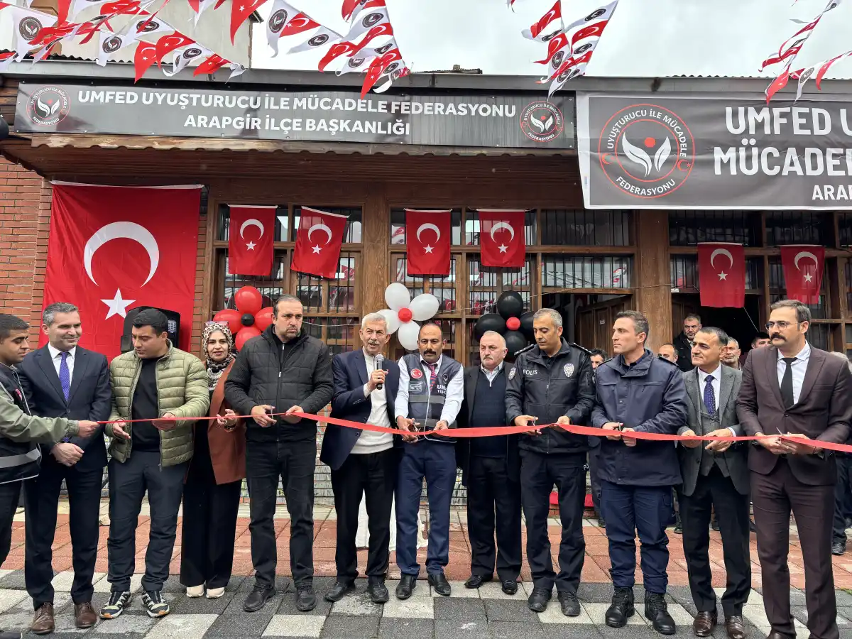 UMFED Arapgir İlçe Başkanlığı Uyuşturucuyla Mücadele İçin Hizmete Açıldı