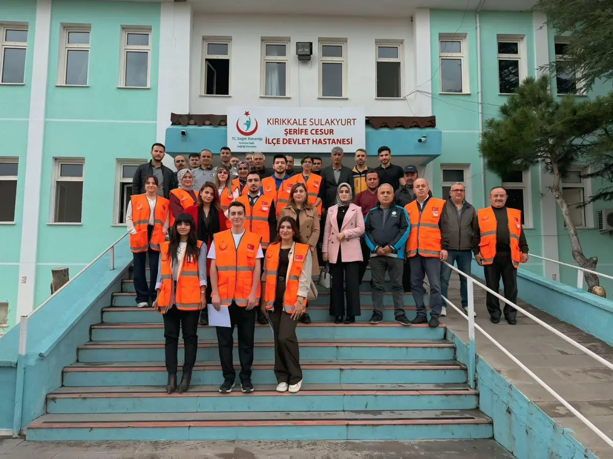 Kırıkkale Sulakyurt İlçe Hastanesi’nde Afetlere Hazırlık Tatbikatı: HAP Planı Başarıyla Uygulandı