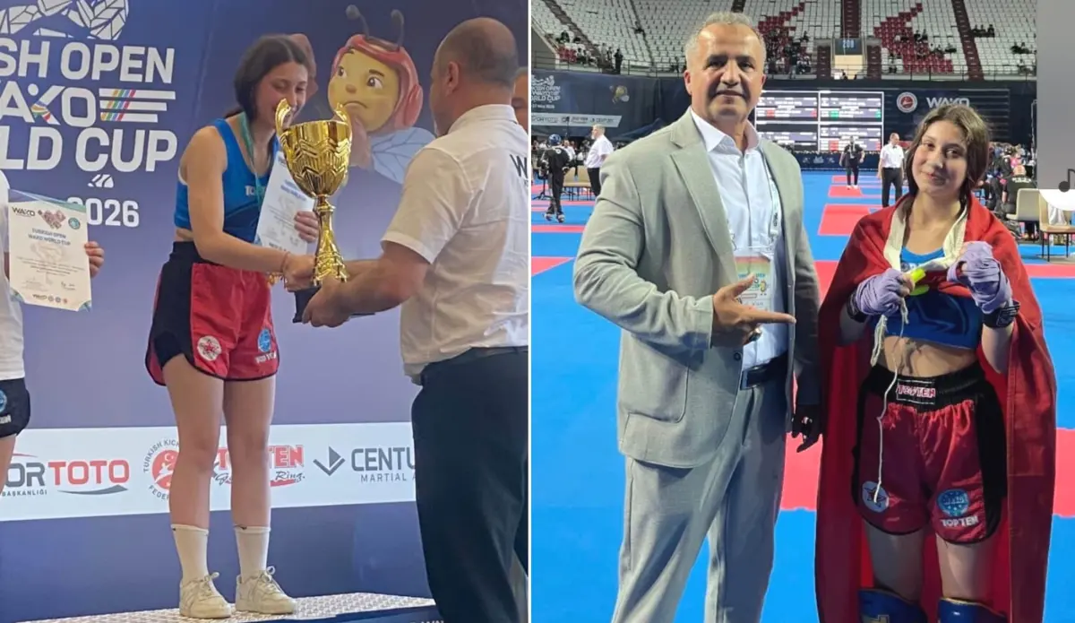 Ankaralı Yağmur Gölük, Kick Boks Dünya Şampiyonu Oldu!