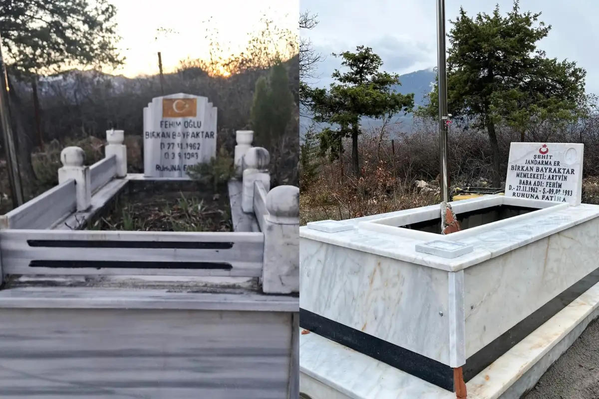 Artvin’de Şehit Kabirleri Yenilendi: Vatan İçin Can Veren Kahramanlara Vefa
