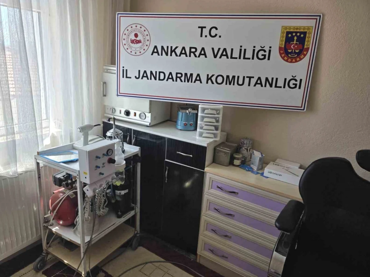 Ankara’da Yetkisiz Diş Hekimine Operasyon: 3 Milyon Liralık Tıbbi Malzemeye El Konuldu