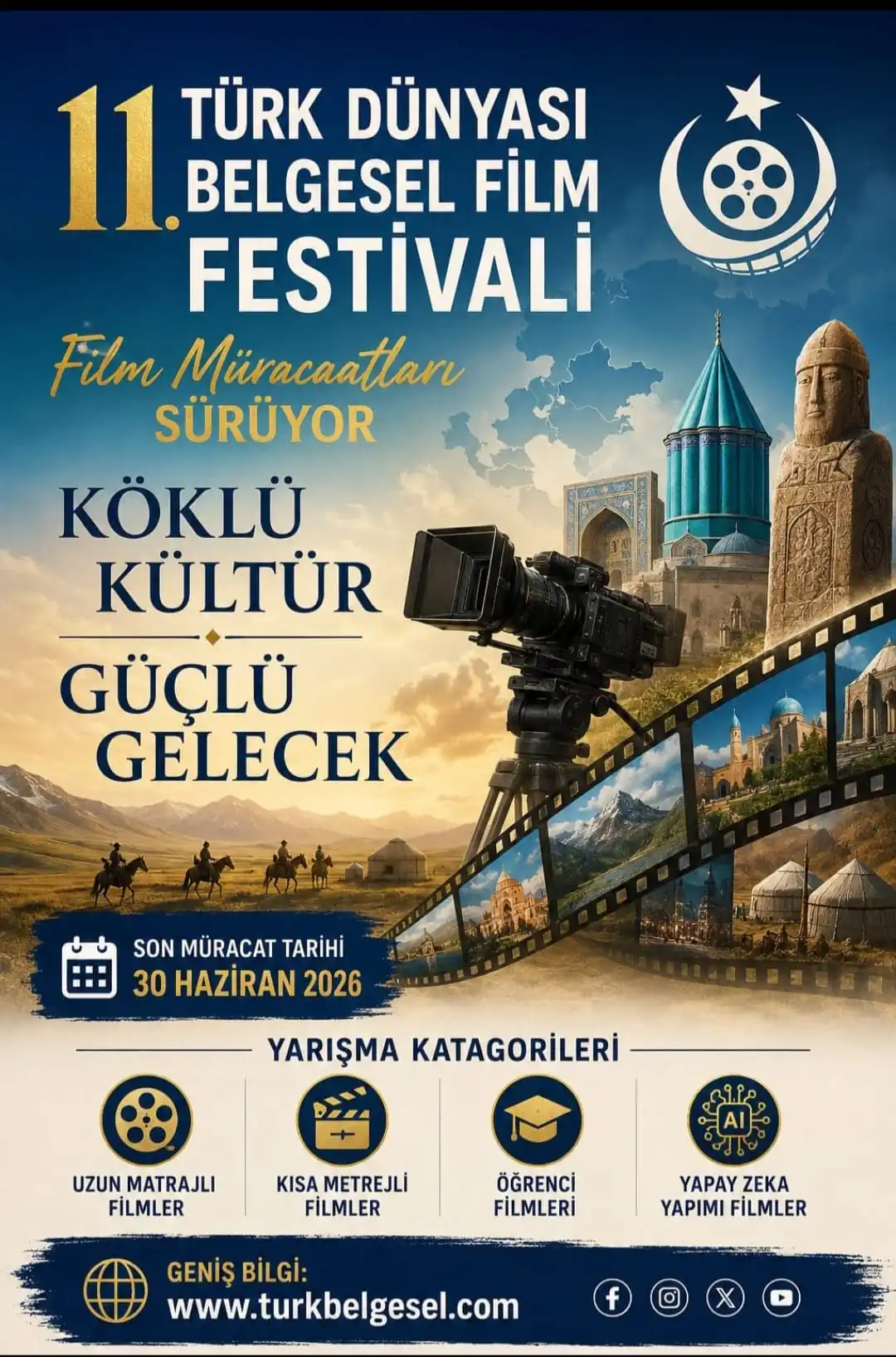 Türk Dünyası 11. Belgesel Film Festivali Başvuruları Açıldı: Kültürel İş Birliği ve Sinemanın Gücü Ankara’da Buluşuyor