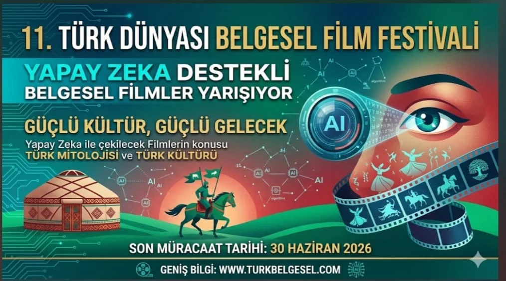 Türk Dünyası Belgesel Film Festivali’nde Yapay Zeka Dönemi Başlıyor: 11. Festivalde Yeni Kategori