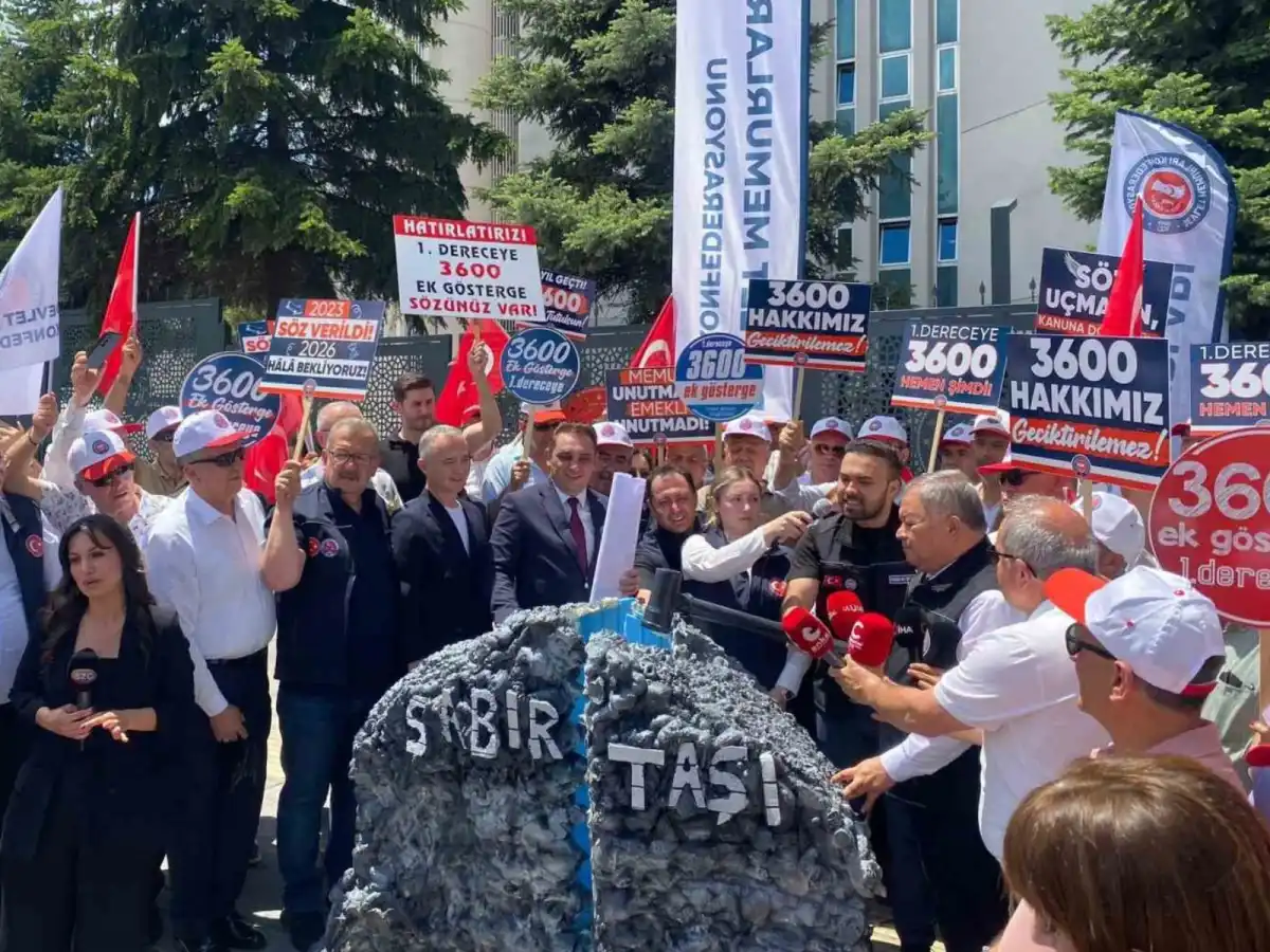 Memurların Sabır Taşı Balyozla Kırıldı: Talepler Ankara’da Yükseldi