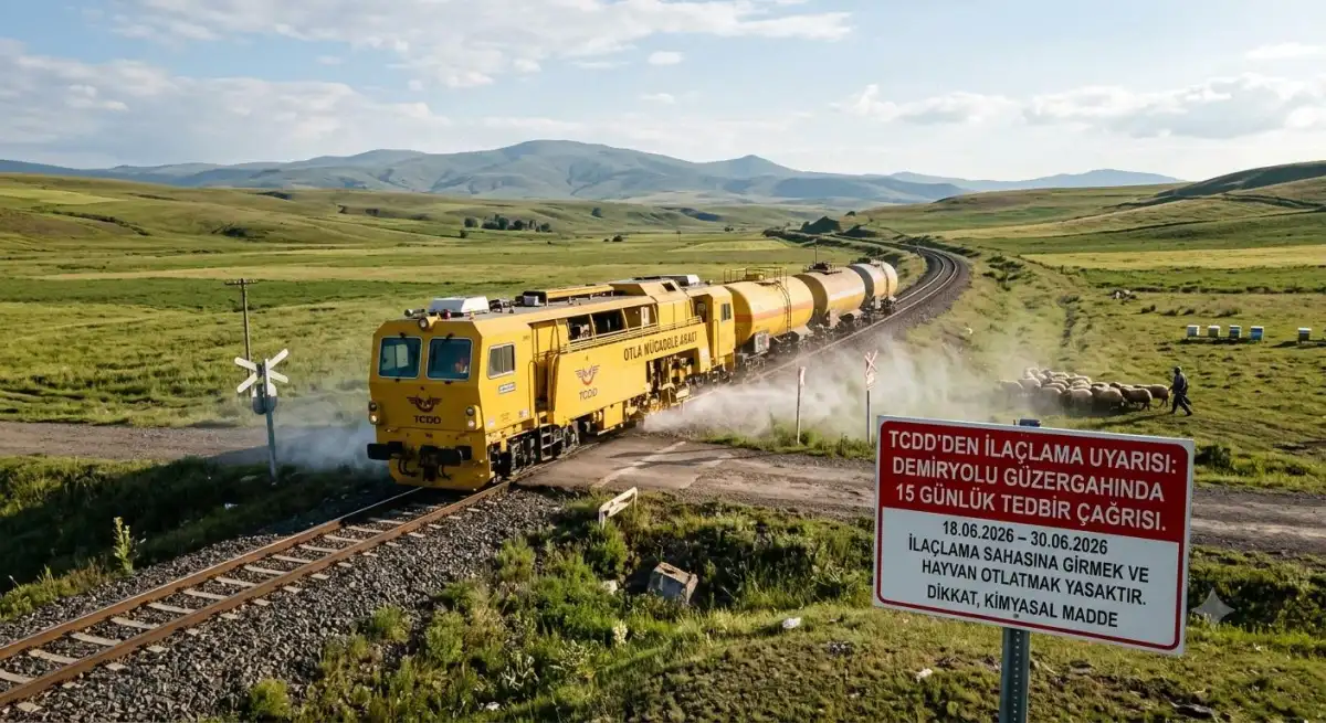 TCDD’den Kritik Uyarı: Demiryolu Güzergahında 15 Günlük Zehirlenme Riski ve Alınması Gereken Önlemler