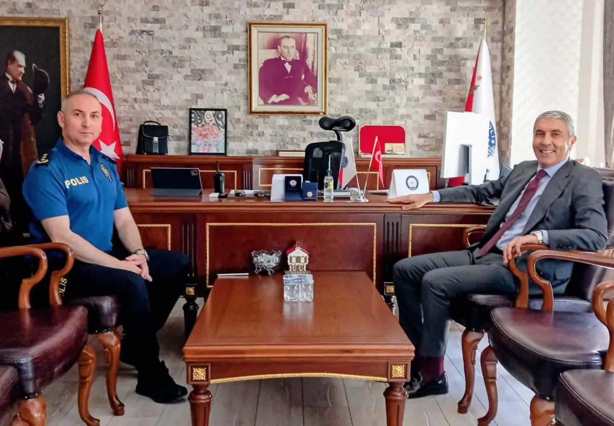 Beypazarı İlçe Emniyet Müdürü Umut Aytekin’e Ziyaret: Kaymakam Ünal Coşkun’dan Hayırlı Olsun