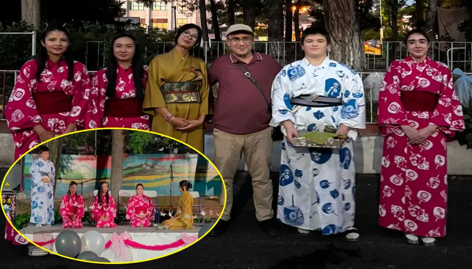 Burdur Lisesi Mezuniyetinde Japon Esintileri: Çay Seremonisi ve Sushi İkramı Büyük Beğeni Topladı