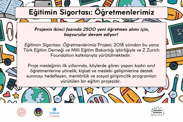 Eğitimin Sigortası Projesi Kapsamında 2.500 Kadın Öğretmene Yeni Fırsatlar