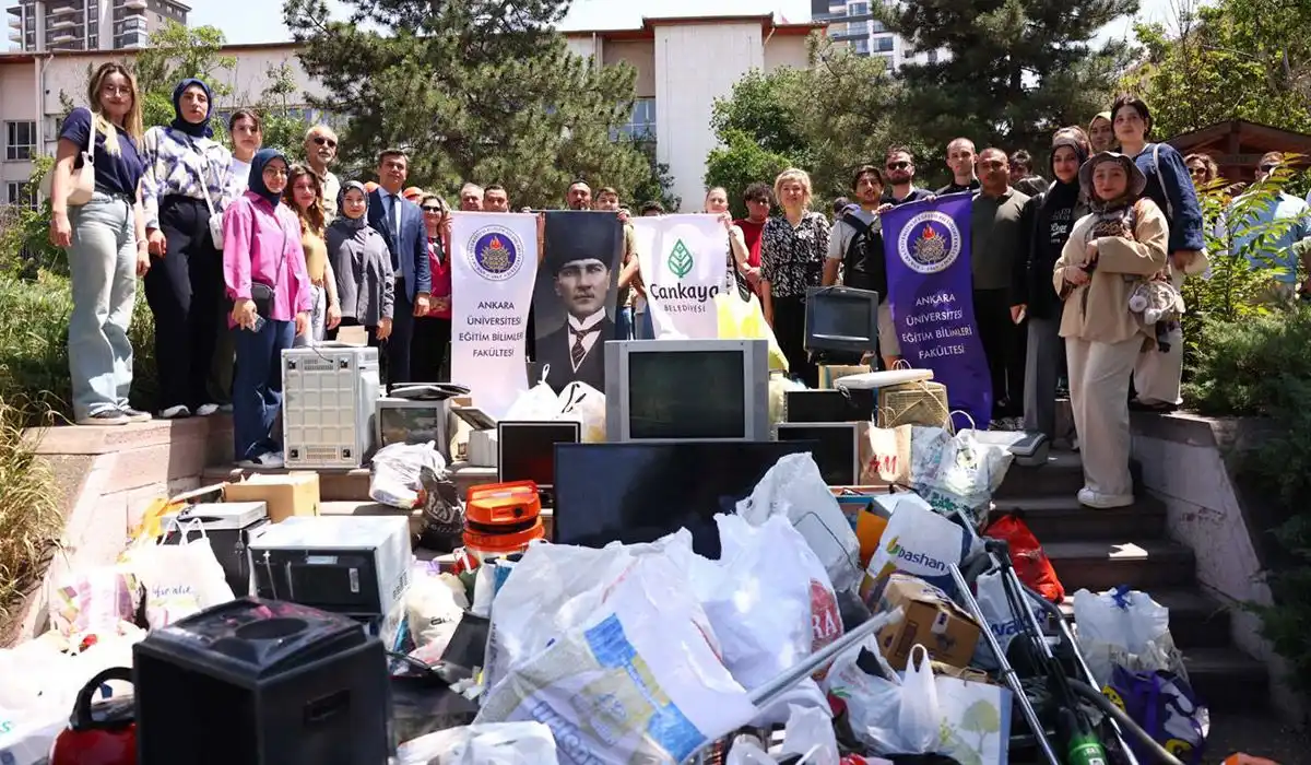 Çankaya Belediyesi’nden Çevre Dostu Hamle: 50 Ton Elektronik Atık Geri Dönüştürüldü