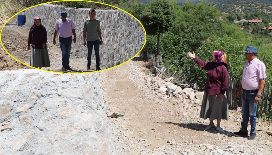 İbradı’da Dolay Yolu Tehlikesi Sona Erdi: İstinat Duvarı İnşaatı Tamamlandı