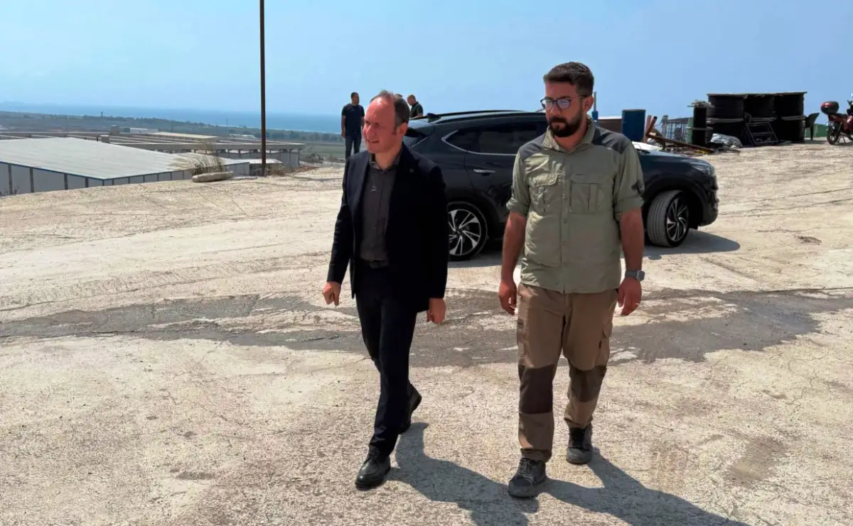 Erzin Kaymakamı Yunus Emre Akpınar, Organize Sanayi Bölgesi’nde Devam Eden Çalışmaları Yerinde İnceledi