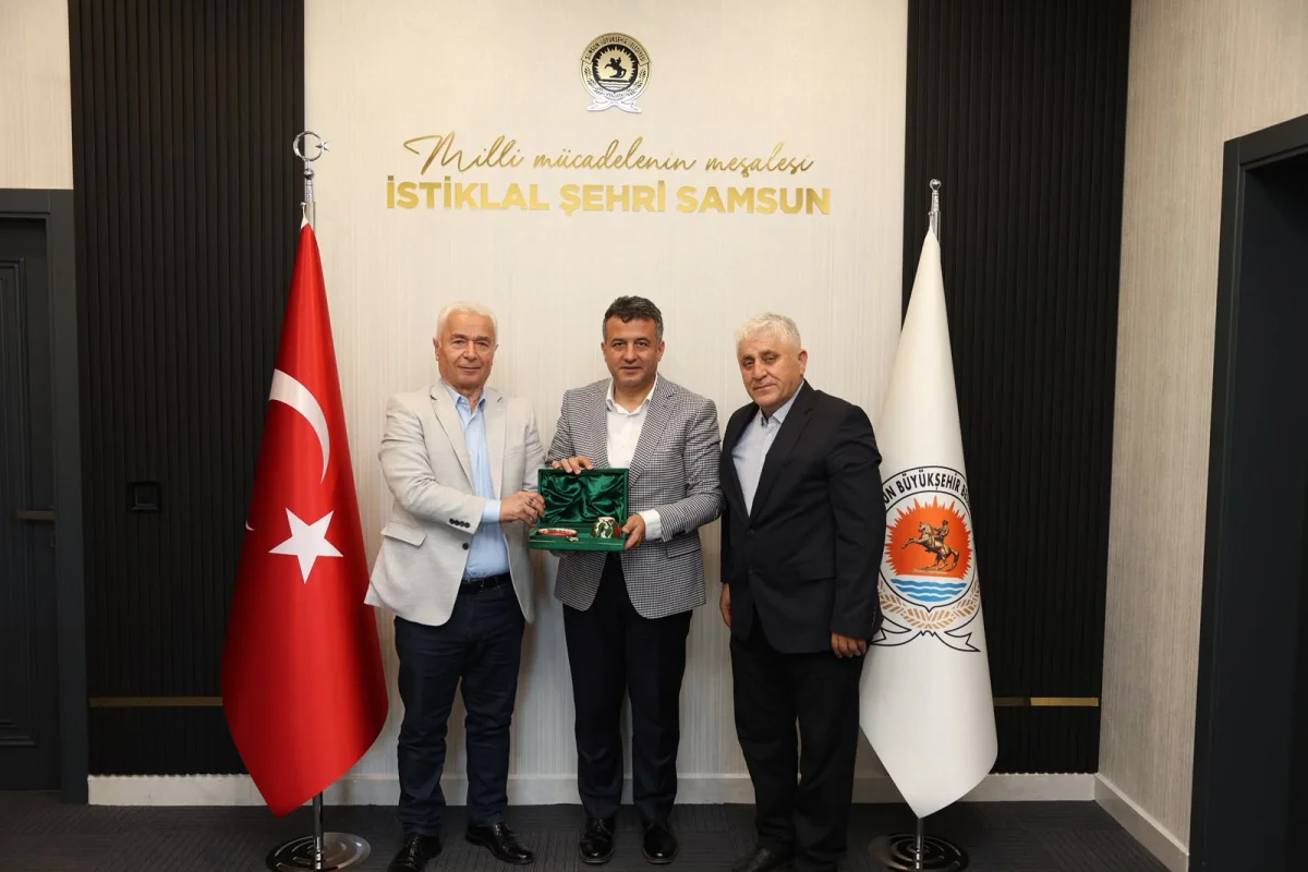 Türkiye Karate Federasyonu Heyeti, Başkan Halit Doğan’ı Ziyaret Etti: Dev Şampiyonaya Samsun Ev Sahipliği Yapacak