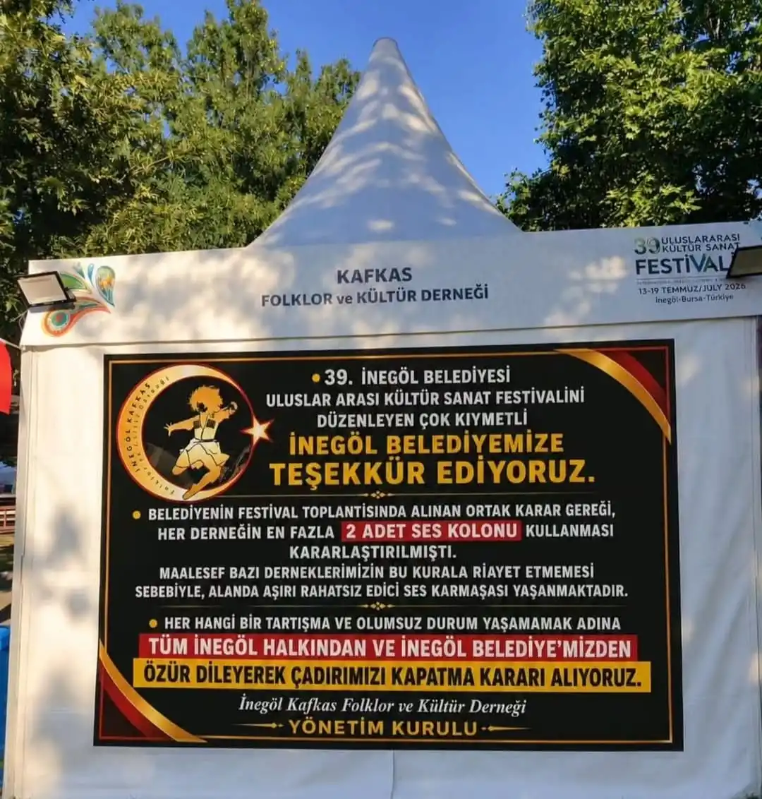 İnegöl Festivalinde Gürültü Krizi Son Buldu: Dernekler ‘Sessizliğe’ Evet Dedi