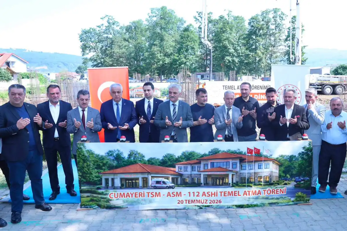 Cumayeri’nde Sağlık Hizmetleri Güçleniyor: Entegre Sağlık Tesisi’nin Temeli Dualarla Atıldı