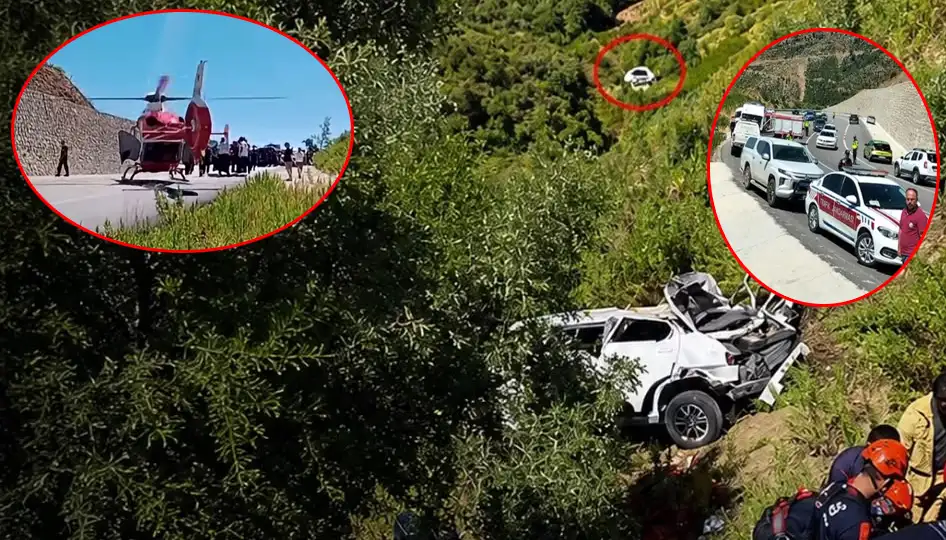 Manavgat’ta Acı Kaza: Uçuruma Yuvarlanan Otomobilde 5 Kişi Hayatını Kaybetti, 2 Yaralı