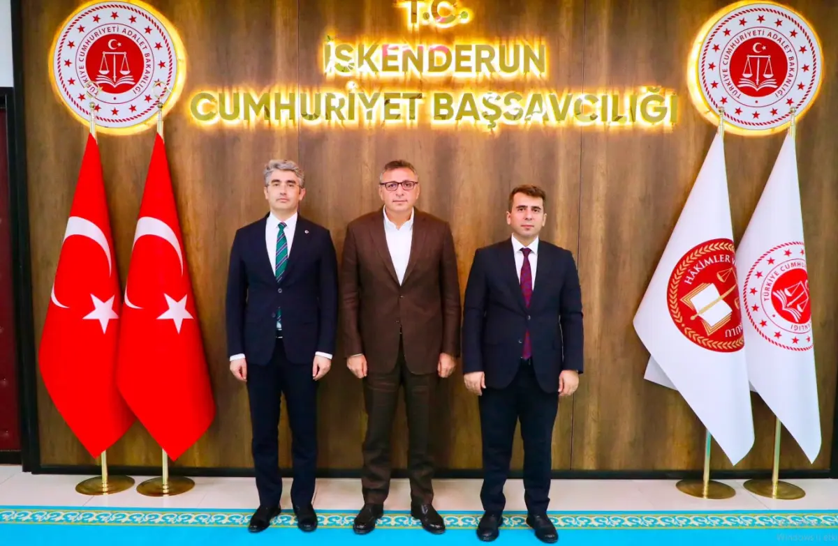 İskenderun Belediye Başkanı Dönmez’den Yargı Mensuplarına Ziyaret: Yeni Başsavcı ve Komisyon Başkanı’na Tebrik