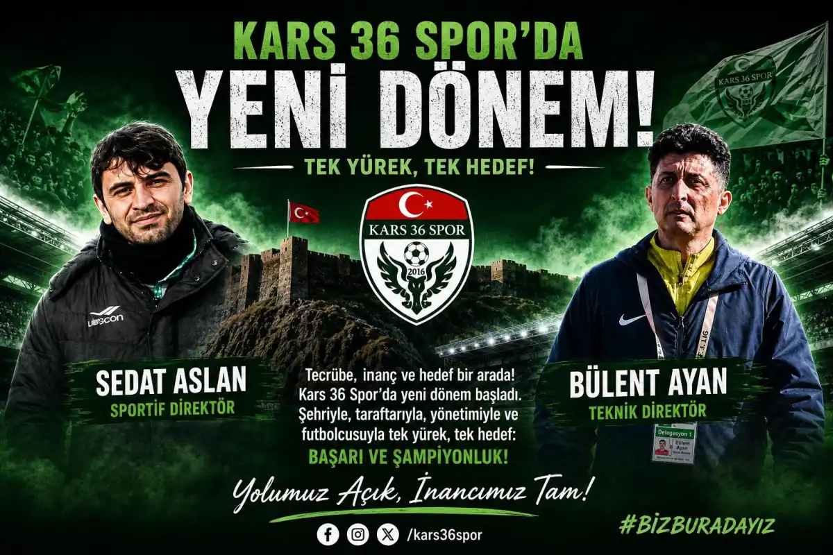 Kars 36 Spor’da Yeni Yönetim, Yeni Hedefler: Başarıya Kilitlendiler